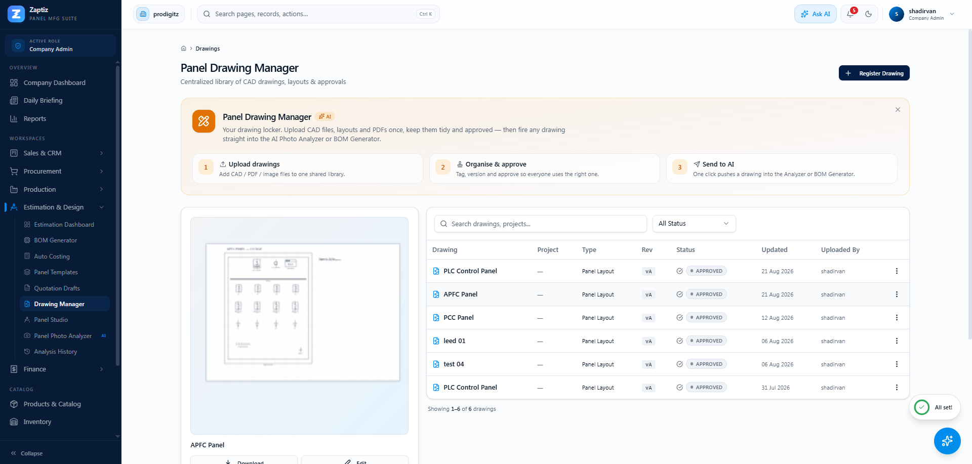 Drawing Manager
